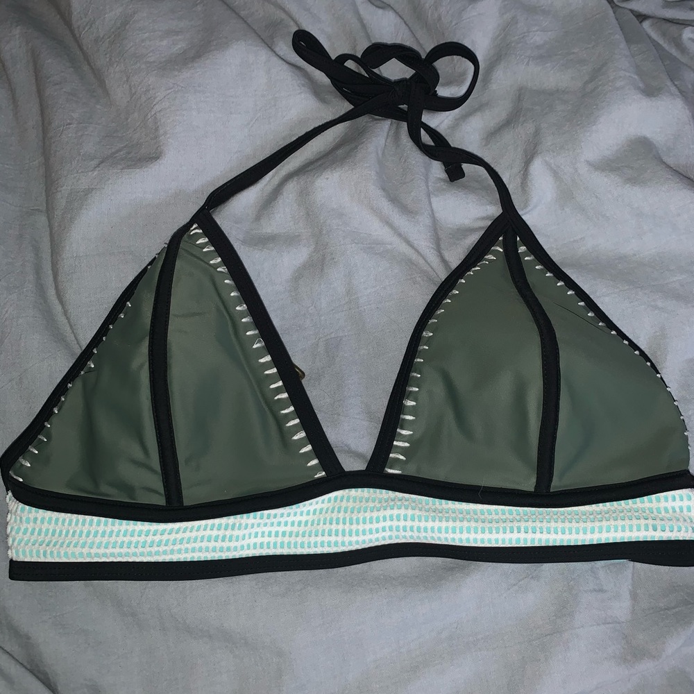 Super cute crochet triangle bikini top. TARGET